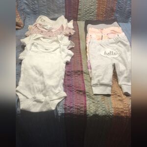0-3 Month Girl Clothes Lot PLUS ADD ON PIECES !! ( #5 )